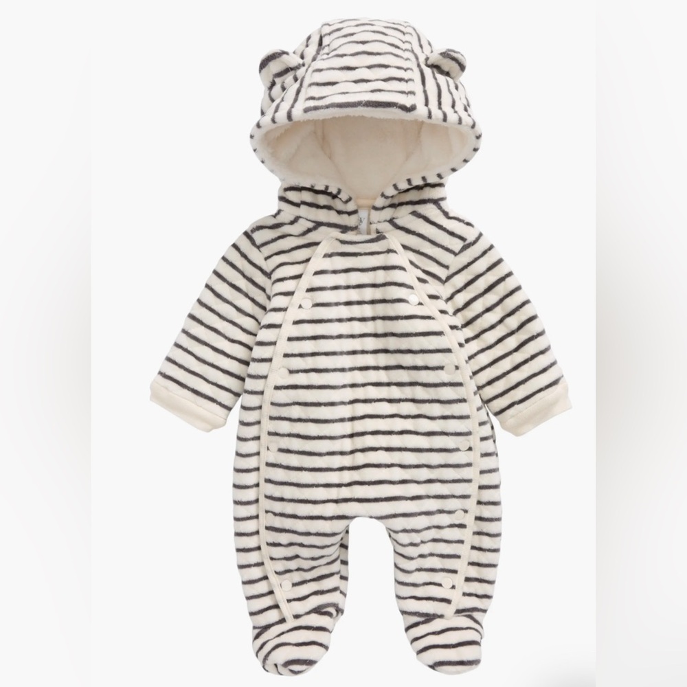Nordstrom striped baby bunting, 9 month size